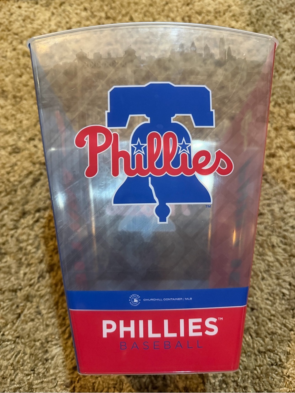 Official Phillies Popcorn Tin